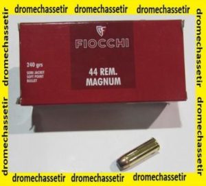 1 boite de 50 cartouches Fiocchi de calibre 44 Rem Mag