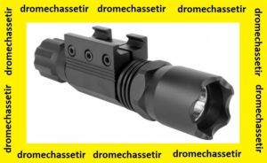 lampe tactique de 160 lumens avec montage pour rail picatinny de 21mm de largeur avec cordon switch