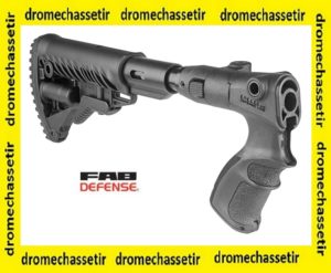 CROSSE R&eacute;TRACTABLE ET PLIANTE TYPE M4 FAB DEFENSE AGRF 870 FK SB POUR REMINGTON 870 - NOIRE