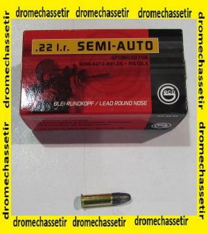 boite de 50 cartouches 22lr, Geco Semi Auto , round nose, 40 grains