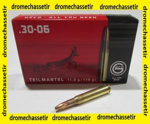 Boite 20 cartouches Geco , cal 30-06, teil mantel , 170 grains