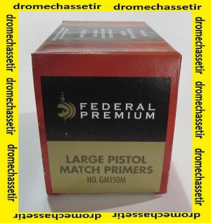 Boite 1000 amorces Large Pistol Match Federal GM150M Federal Armurerie en ligne
