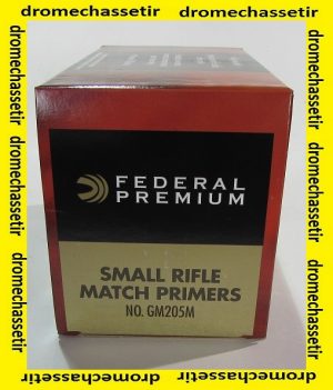 Boite de 1000 amorces Federal small Rifle Match Federal Armurerie en ligne