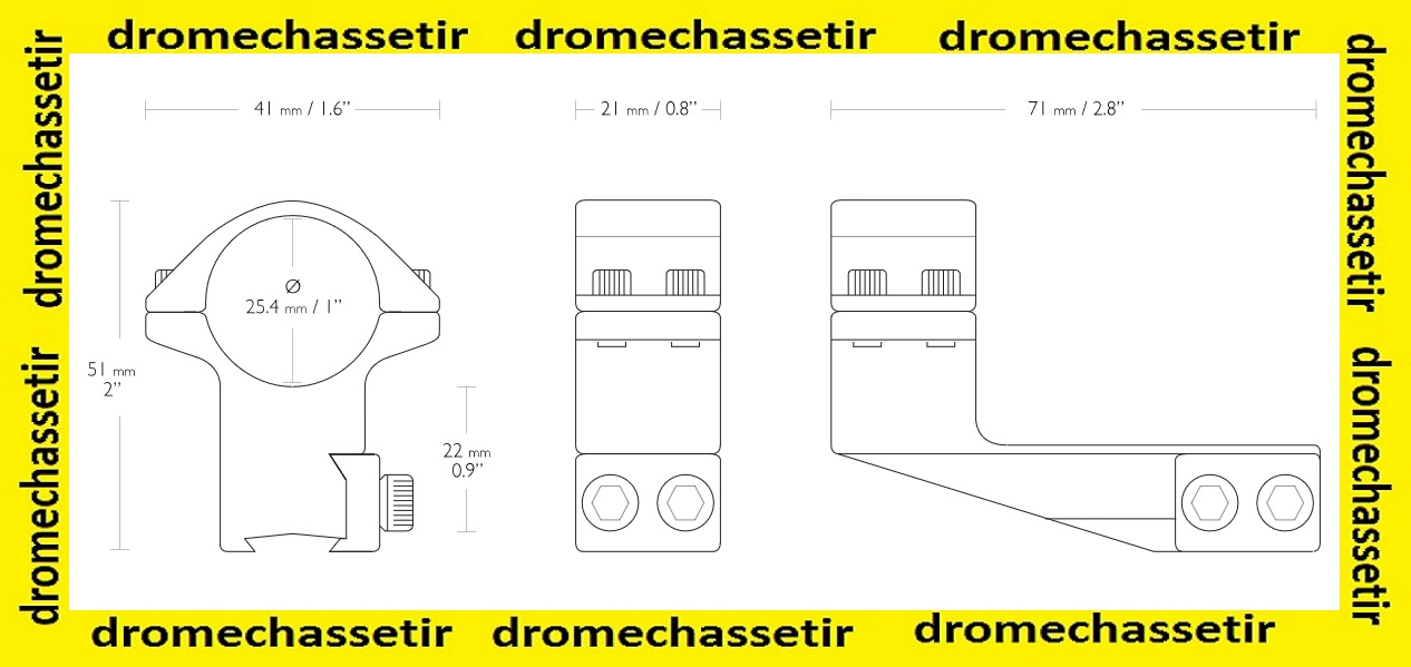 avec de port de 5cm