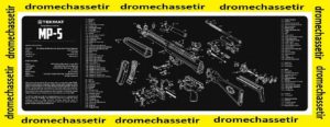 Tapis de nettoyage neoprene decor H&K MP5