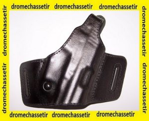 Holster de ceinture droitier en Cuir pour pistolet HK USP
