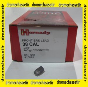 boite de 350 Ogives plombs Hornady Cowboy cal 358