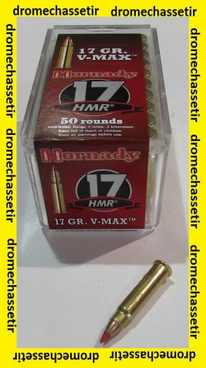 1 boite de 50 cartouches Hornady calibre 17HMR