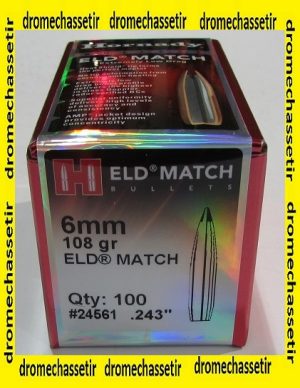 boite de 100 ogives Hornady