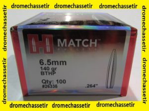 boite de 100 ogives hornady cal 6
