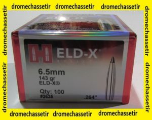 boite de 100 ogives Hornady ELD-X