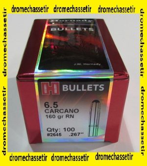 boite de 100 ogives Hornady