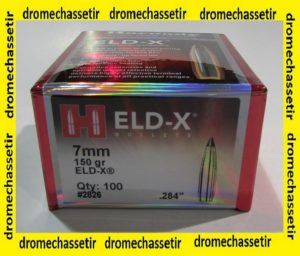 Boite de 100 Ogives Hornady 7mm