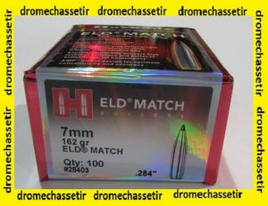 boite de 100 ogives Hornady