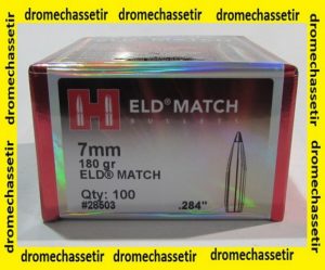 Boite 100 ogives Hornady 7mm