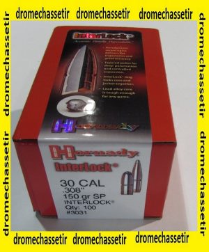boite 100 ogives hornady cal 30 (0.308)