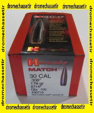 boite de 100 ogives Hornady