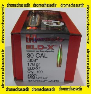 100ogive Hornady ELD-X 178 grains