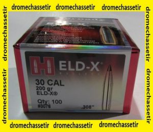 Boite de 100 Ogives Hornady cal 30 (0.308)