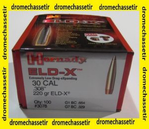 boite de 100 ogives Hornady