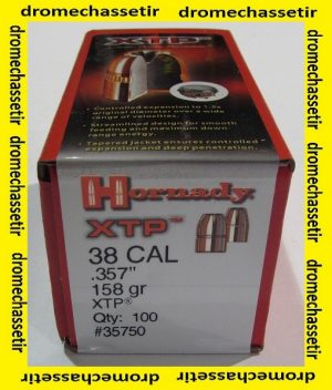 boite 100 ogives Hornady XTP pointe creuse