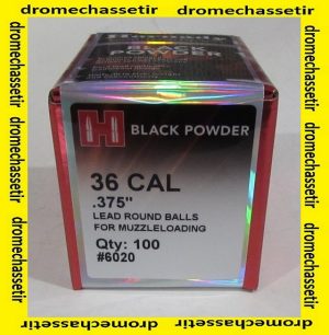 Boite 100 balle ronde opudre noire