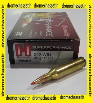1 boite de 20 cartouches de calibre 243 winchetser