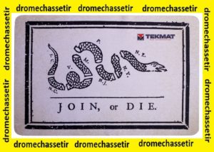Tapis de nettoyage neoprene decor Join or Die