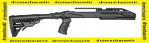 Crosse Pliante FAB DEFENSE pour Ruger 10/22 avec garde main 4 rails picatinny