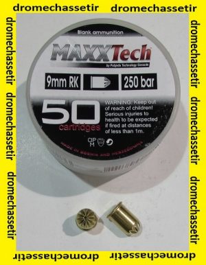 boite de 50 cartouches a blanc MAXXTECH