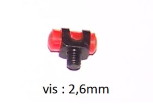 Mire rouge pour fusil avec vis de diametre de 2