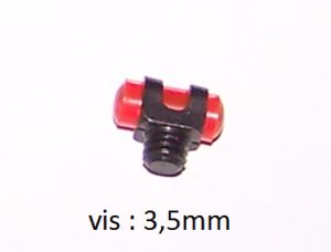 Mire rouge pour fusil avec vis de diametre de 3