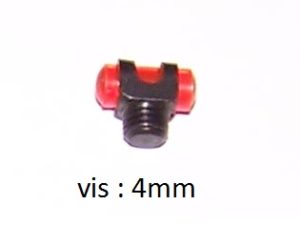 Mire rouge pour fusil avec vis de diametre de 4mm