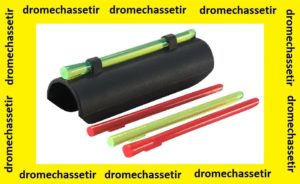 Mire clipsable sur canon lisse de fusil calibre 12