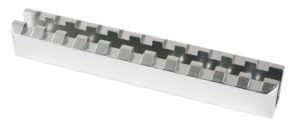 Rail picatinny haut type U pour ruger 10/22 silver