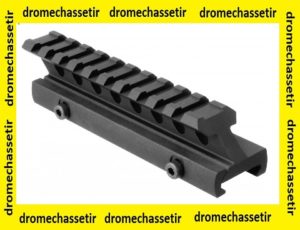 Rehausseur picatinny medium pour rail picatinny