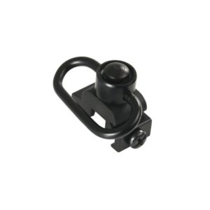 anneau de grenadiere a bouton poussoir avec fixation sur rail