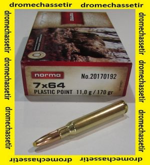 1 boite de20 cartouches Norma Pointe plastique