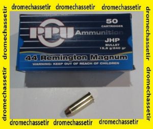 1 boite de 50 cartouches Partizan de calibre 44 Rem Mag