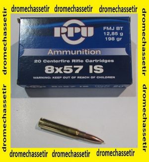 1 boite de 20 cartouches Partizan de calibre 8x57 IS