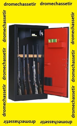 Coffre Fort Elite Pionner modele Pioneer II-15 pour 15 armes avec optiques et coffre interieur