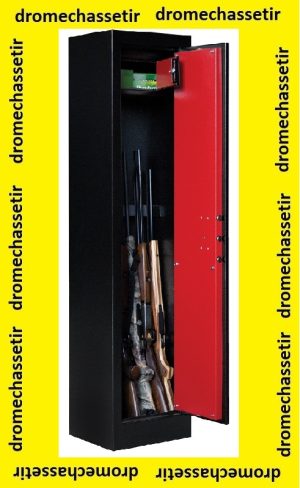 Coffre Fort Elite Pionner modele Pioneer IV-4 pour 7 armes avec optiques et coffre interieur