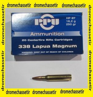 1 boite de 20 cartouches de 338 Lapua Magnum