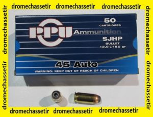 Boite de 50 cartouche Partizan cal 345 ACP