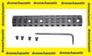 Rail picatinny de 21mm de largeur pour remington 4