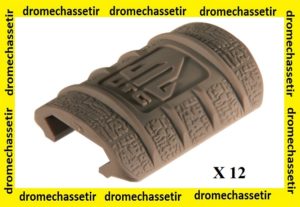 Lot de 12 caoutchouc de protection pour rail picatinny