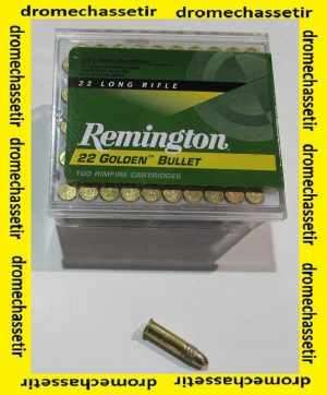 boite de 100 cartouches de 22Lr de marque Remington Golden Bullet