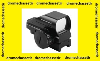 Poing rouge panoramique aim sports a 4 reticules pour rail de 9 &agrave; 11mm