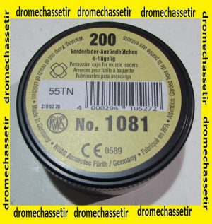 boite 200 amorces RWS poudre noire