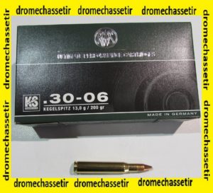 1 Boite de 20 Cartouches RWS Calibre 30-06